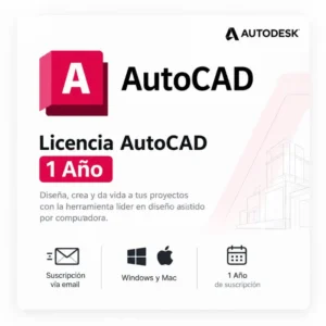 Licencia AutoCAD 1 Año